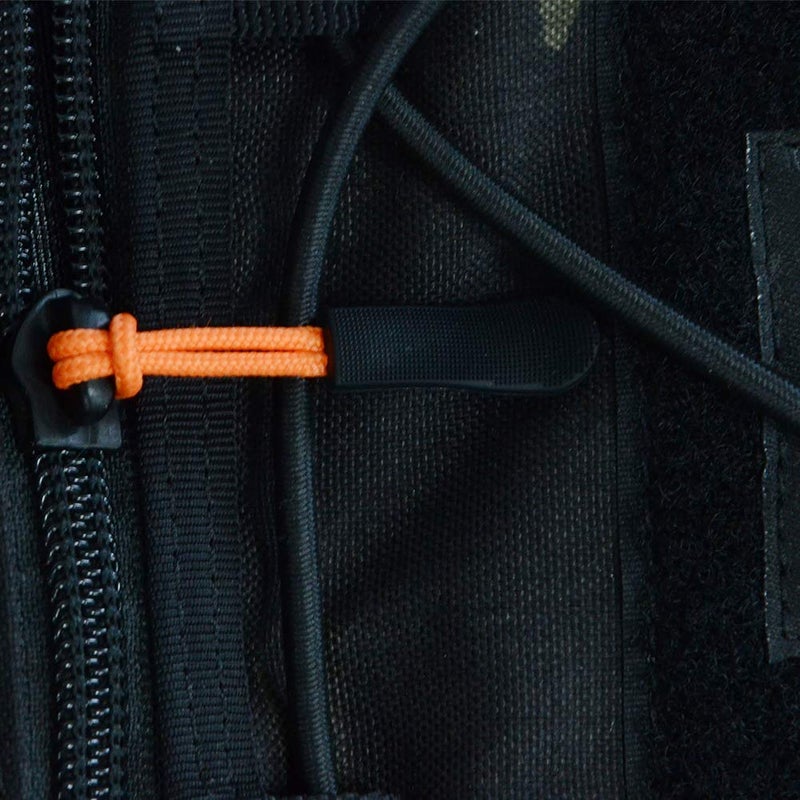 DYZD Durable Zipper Pulls Tab Tags Cord Pulls Zipper Extension Zip Fixer for Backpacks, Jackets, Luggage, Purses, Handbags (10PCS, Orange) - Image 3